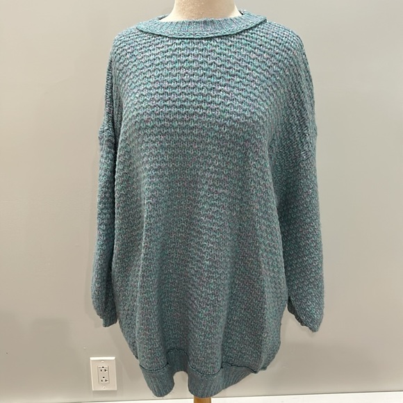 NWOT Free People Mini Sweater Dress / Slouchy Oversized Chunky Knit Z394 - Picture 4 of 7